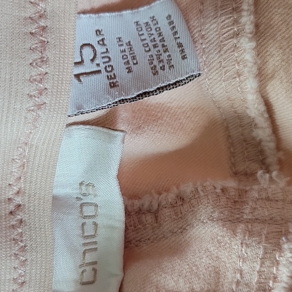 Chicos Rosey Quartz Getaway Slimming Pants Size 10/Medium - Picture 4 of 5